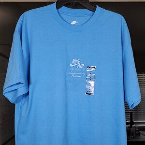 MENS BABY BLUE NIKE AIR FORCE 1 T-SHIRT MEDIUM $20